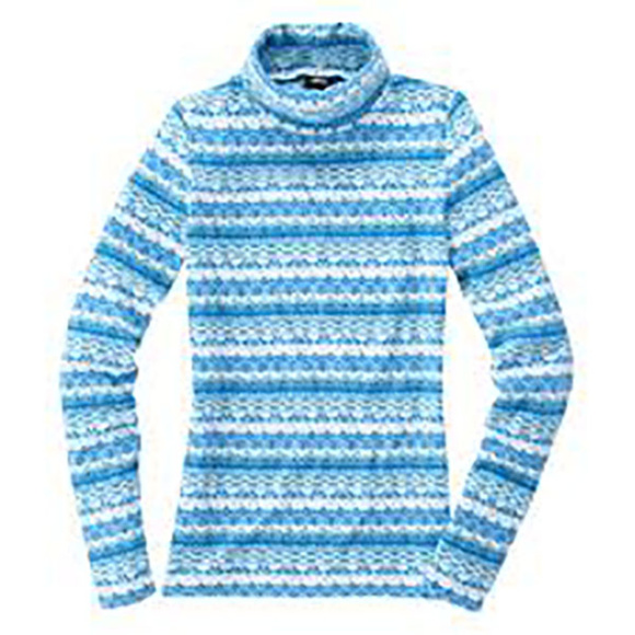 VANCL Fair Isle Polar Fleece Turtleneck M L XL NWT - Picture 1 of 3